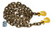 Grade 70 3/8″ x 10′ Chain w/Grade 80 Clevis Hooks Grade 70 3/8″ x 10′ Chain w/Grade 80 Clevis Hooks