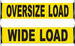 18″ x 84″ Wide/Oversize Load Banner w/Bungee Cords