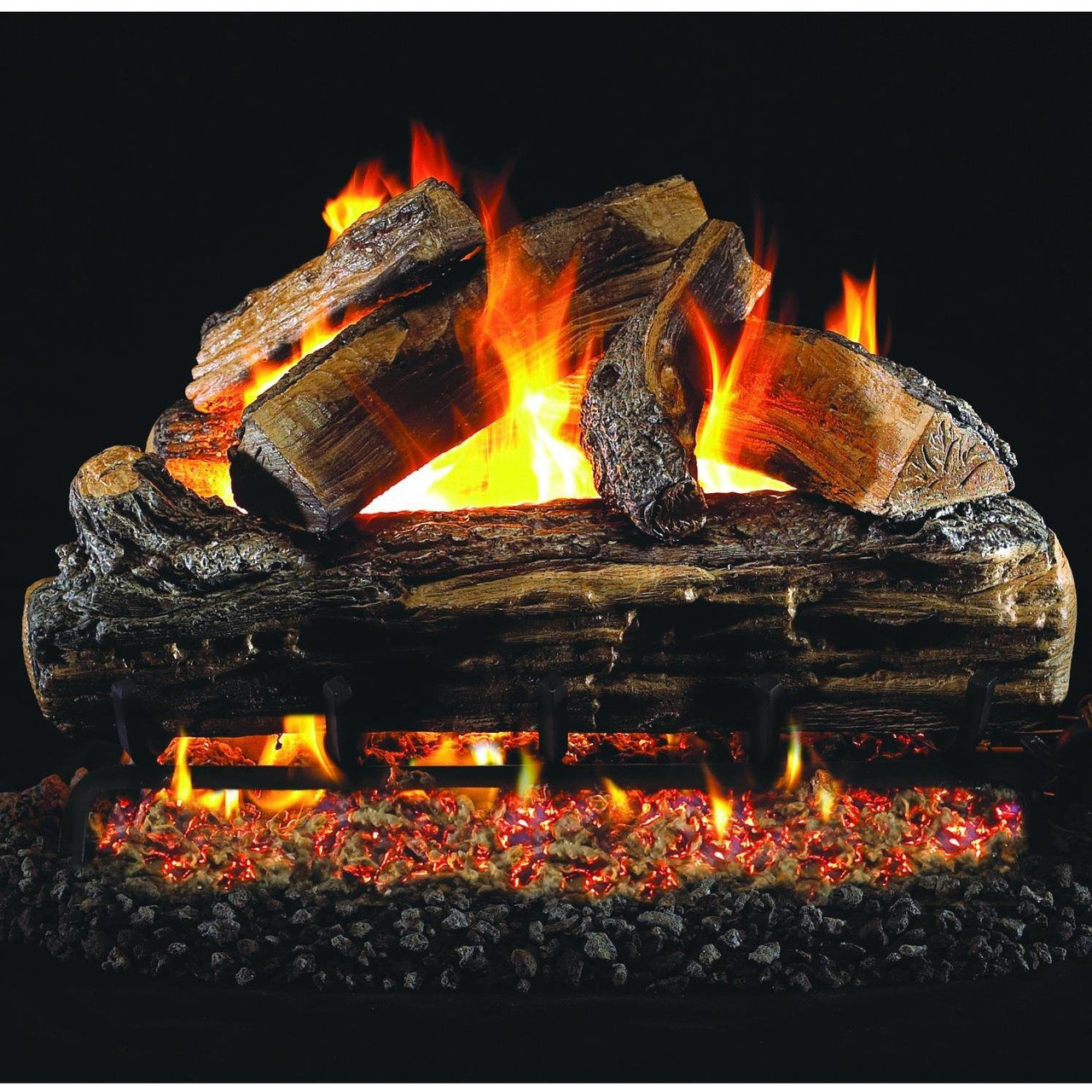 Peterson Gas Logs 30 Split Oak Logs Only No Burner