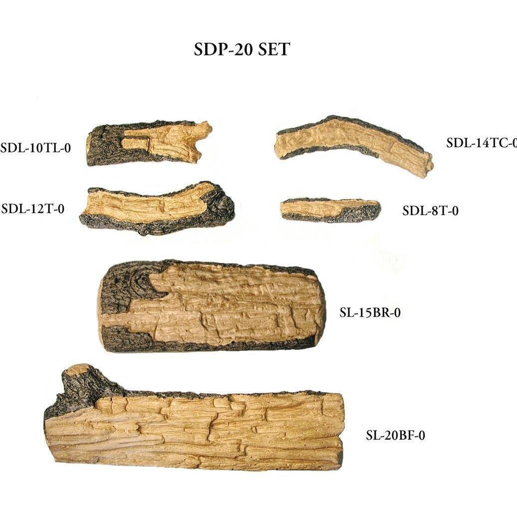 Real Fyre Split Oak Log Set - Thumbnail 4