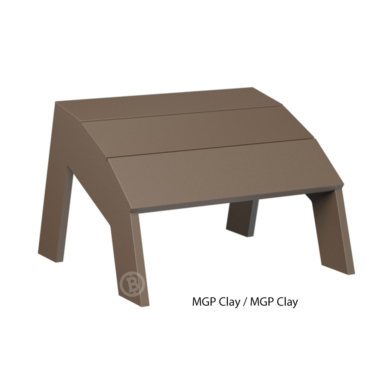 Berlin Gardens Nordic Adirondack Footstool - Thumbnail 4