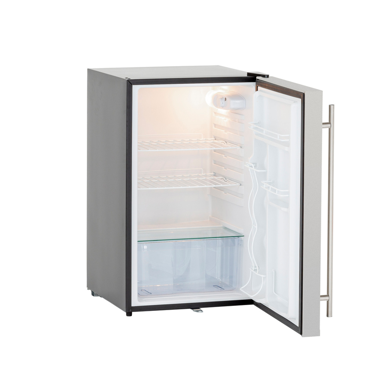 TrueFlame 21 4.2C Deluxe Compact Refrigerator - TF-RFR-21D-P Left to Right