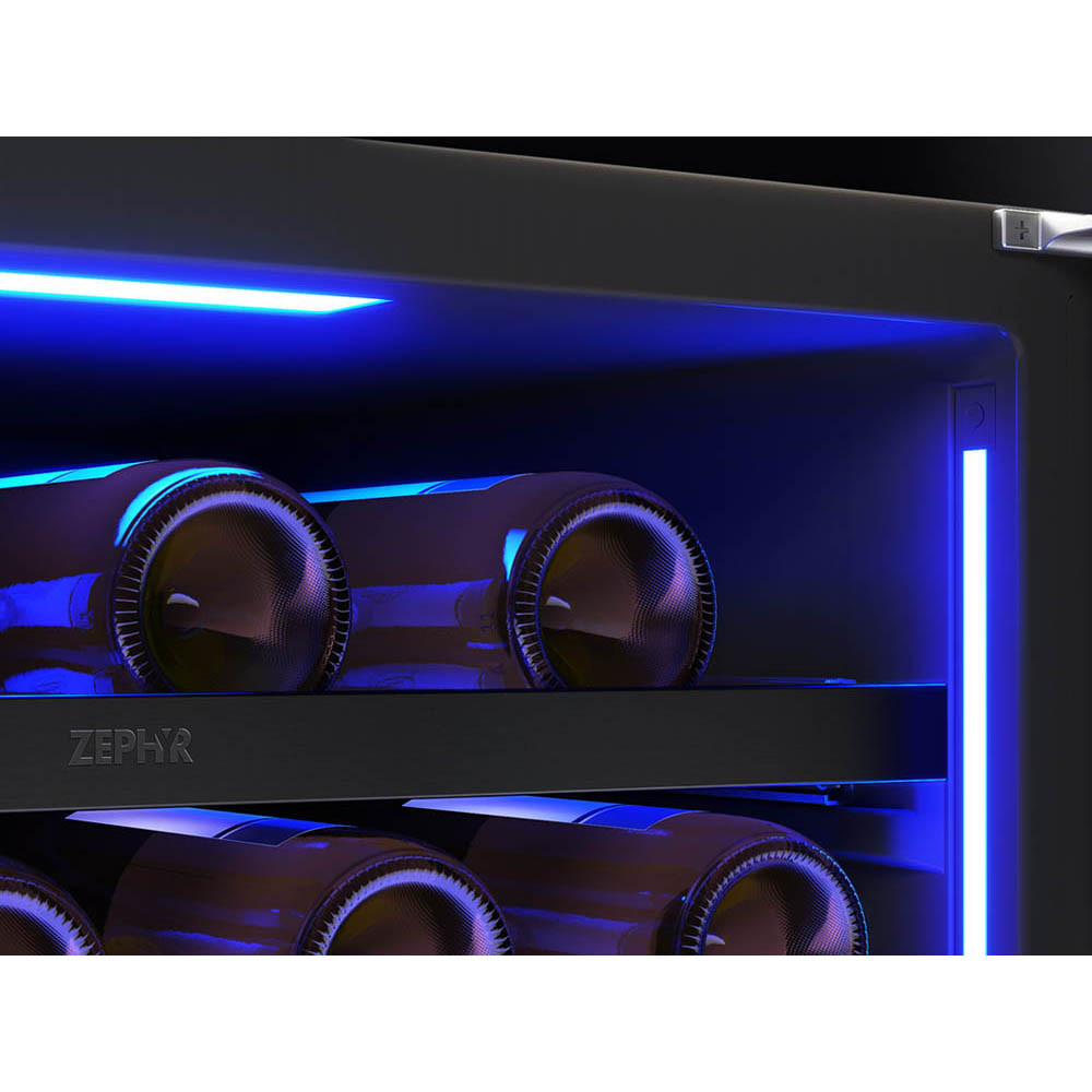 Zephyr Presrv™ Dual Zone Reversible 24" Wine Cooler PRW24C02CBSG