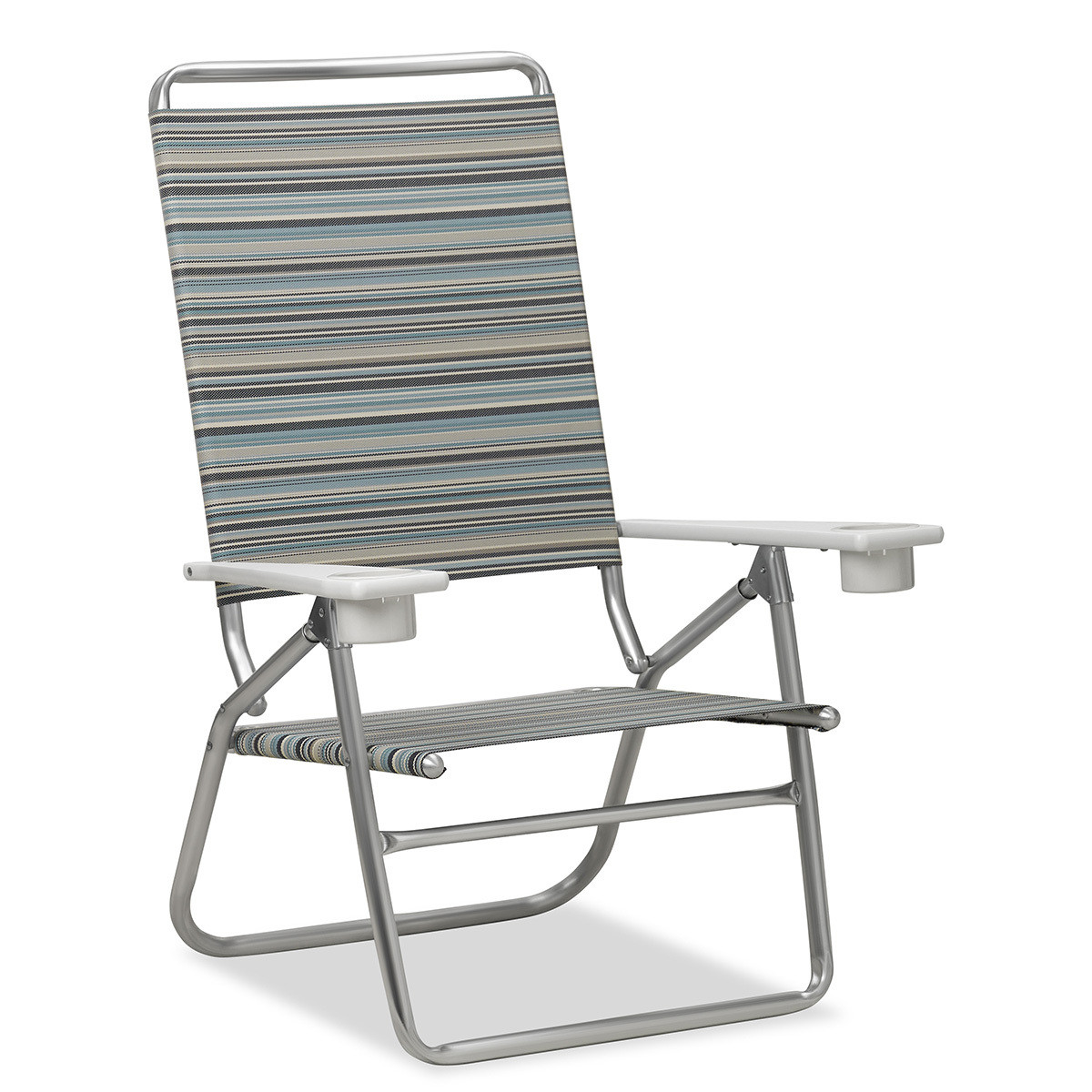 Telescope Beach & Pool Light 'n Easy High Boy w/ MGP arms & cup holders