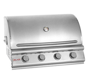 Blaze Prelude LBM 32" 4-Burner Built-in Natural Gas Grill - BLZ-4LBM-NG Blaze Prelude LBM 32" 4-Burner Built-in Natural Gas Grill - BLZ-4LBM-NG