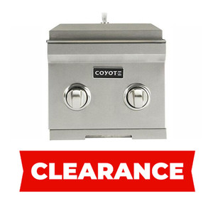Coyote 12" Built-In Double Side Burner - C1DBNG-B Coyote 12" Built-In Double Side Burner - C1DBNG-B