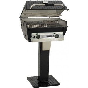 Broilmaster R3BN Infrared Combination Natural Gas Grill On Black Patio Post Broilmaster R3BN Infrared Combination Natural Gas Grill On Black Patio Post
