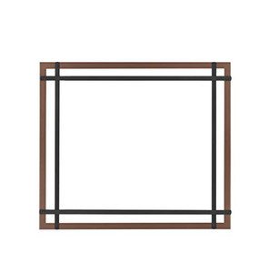 Napoleon Brushed Copper Safety Barrier with Straight Accents Napoleon Brushed Copper Safety Barrier with Straight Accents
