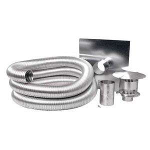 Napoleon Compressed Aluminum Flexible Gas Liner Kit, 20ft Length, 3" Diameter