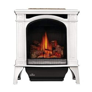 Napoleon Fireplaces Bayfield DV Electronic Ignition, Natural Gas Stove - Winter Frost Napoleon Fireplaces Bayfield DV Electronic Ignition, Natural Gas Stove - Winter Frost