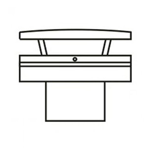 Napoleon GDT113 Fireplace Roof Terminal for GT8 Fireplaces