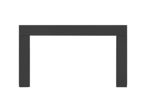 Wolfsteel LTD(CORE) Wolf Steel 57284 GIZBP6-3 Basic Black Backer Plate Kit with Acrylic Trim44; 3-sided