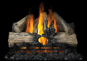 Napoleon Verso Series GL32N 32" Vented Natural Gas Log Set with Electronic Ignition Up to 90 000 BTU's Reversible PHAZER Log Set Cast Iron Grate and Battery Control Napoleon Verso Series GL32N 32" Vented Natural Gas Log Set with Electronic Ignition Up to 90 000 BTU's Reversible PHAZER Log Set Cast Iron Grate and Battery Control