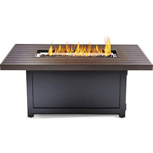 Napoleon MUSK1-BZ Muskoka Rectangle PatioFlame Patio Fire Table, Bronze