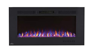 Napoleon Allure-NEFL42FH-MT-Mesh Front Wall Hanging Electric Fireplace, 42", Matte Black Napoleon Allure-NEFL42FH-MT-Mesh Front Wall Hanging Electric Fireplace, 42", Matte Black