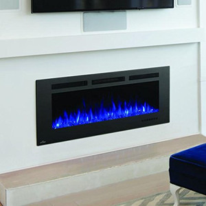 Napoleon 50" Allure Phantom Linear Wall Mount Electric Fireplace with Mesh Screen Napoleon 50" Allure Phantom Linear Wall Mount Electric Fireplace with Mesh Screen