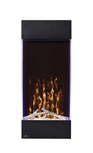 Napoleon Allure-NEFVC38H Vertical Wall Hanging Electric Fireplace, 38", Black