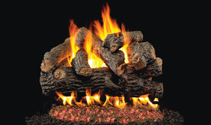 Peterson Real Fyre 24" Royal English Oak Designer Log Set - BD-24 + G45-24P Peterson Real Fyre 24" Royal English Oak Designer Log Set - BD-24 + G45-24P