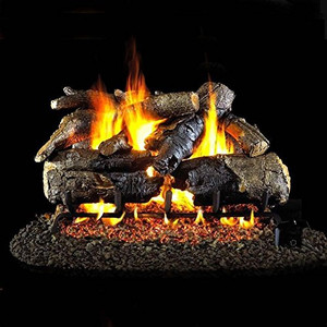 Peterson Real Fyre 30" Charred American Oak Gas Log Set - CHAO-30 + G4-30P Peterson Real Fyre 30" Charred American Oak Gas Log Set - CHAO-30 + G4-30P