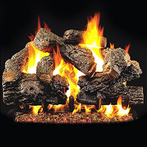 Peterson Real Fyre 42" Charred Royal English Oak Outdoor Log Set - CHB-42_G45-42-SS
