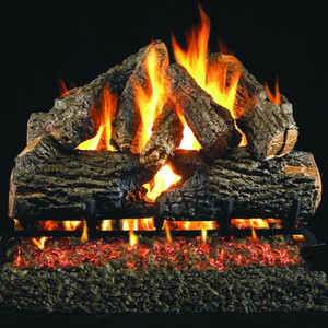 Peterson Real Fyre 24" Charred Oak Gas Log Set - CHD-24 + G46-24P Peterson Real Fyre 24" Charred Oak Gas Log Set - CHD-24 + G46-24P