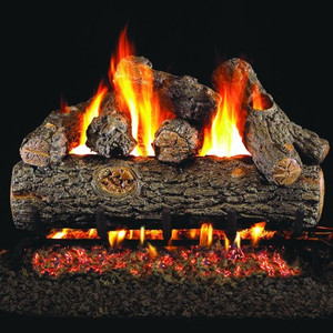 Peterson Real Fyre 24" Golden Oak Designer Plus Gas Log Set - RDP-24 + G4-24 Peterson Real Fyre 24" Golden Oak Designer Plus Gas Log Set - RDP-24 + G4-24