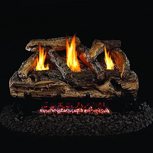 Peterson Real Fyre 30" Split Oak Log Set - S9-30 + G9-20/24/30-15P Peterson Real Fyre 30" Split Oak Log Set - S9-30 + G9-20/24/30-15P