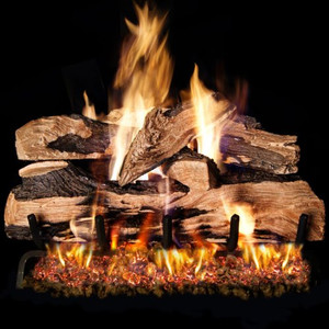 Peterson Real Fyre 30" Split Oak Designer Plus Gas Log Set - SDP-30 + G46-30P Peterson Real Fyre 30" Split Oak Designer Plus Gas Log Set - SDP-30 + G46-30P
