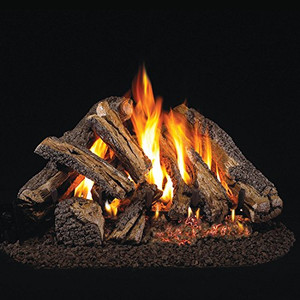 Peterson Real Fyre 30" Western Campfyre Outdoor Gas Log Set - WCF-30_G45-30PA-SS