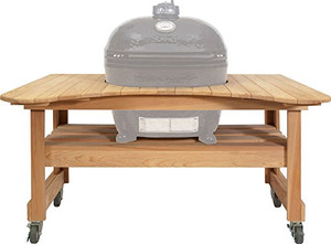 Primo Ceramic Grills Oval JR 200 Cypress Table Primo Ceramic Grills Oval JR 200 Cypress Table