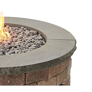 The Outdoor GreatRoom Round Bronson 1/4-Pc Concrete Top - Charcoal Grey The Outdoor GreatRoom Round Bronson 1/4-Pc Concrete Top - Charcoal Grey