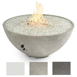 The Outdoor GreatRoom CV-30EWHT Cove Edge Round Fire Pit The Outdoor GreatRoom CV-30EWHT Cove Edge Round Fire Pit