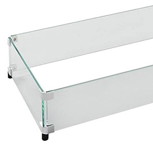 The Outdoor GreatRoom GG-12108 Glass Guard for 108" Linear Crystal Fire Burner