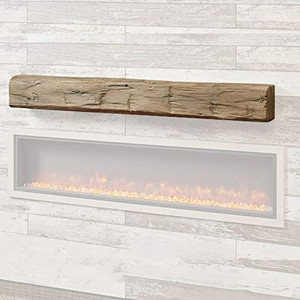 The Outdoor GreatRoom GWBM-60 Weathered Barnwood Supercast Wood Mantel The Outdoor GreatRoom GWBM-60 Weathered Barnwood Supercast Wood Mantel