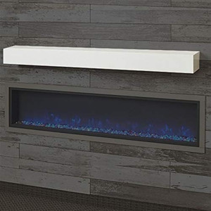 The Outdoor GreatRoom (GWM-72) White Supercast Wood Mantel, 72"