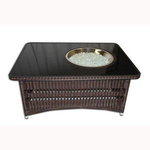 The Outdoor GreatRoom Naples Chat Height Gas Fire Pit Coffee Table The Outdoor GreatRoom Naples Chat Height Gas Fire Pit Coffee Table