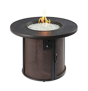 The Outdoor GreatRoom Stonefire 32 in. Round Fire Pit Table The Outdoor GreatRoom Stonefire 32 in. Round Fire Pit Table