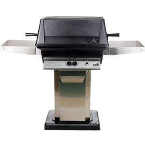 PGS A40 Cast Aluminum Propane Gas Grill On Stainless Steel Patio Base PGS A40 Cast Aluminum Propane Gas Grill On Stainless Steel Patio Base