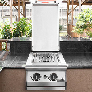 PGS Natural Gas Double Side Burner - Built-in