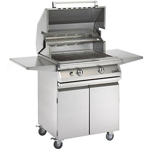 PGS Legacy Newport Gourmet 30 Inch Propane Gas Grill With Infrared Rear Burner And Rotisserie On Cart PGS Legacy Newport Gourmet 30 Inch Propane Gas Grill With Infrared Rear Burner And Rotisserie On Cart