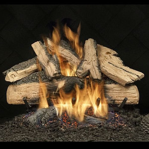 30" Elegant Charred Split Oak Logs w/Elec. Variable IGN Burner - LP 30" Elegant Charred Split Oak Logs w/Elec. Variable IGN Burner - LP