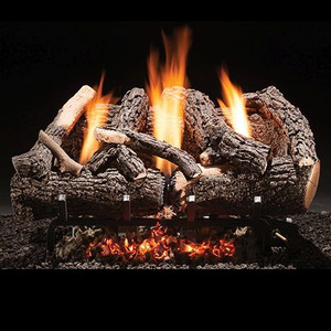 Fireside America Heritage Char Vent Free 30" Gas Logs with Millivolt Control - LP
