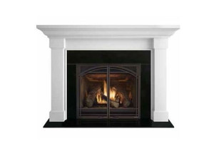 Outdoor Lifestyles Kenwood Flush Mantel in Unfinished Maple - 74.5"