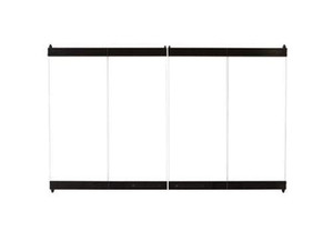 Superior 43LBF Black Bi-Fold Door -