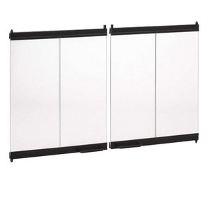 Superior 42" Standard Bi-Fold Black Glass Door