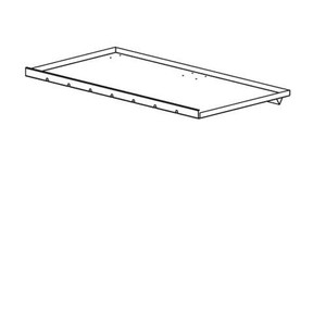 Superior DP36 36" Drain Pan w/1" Stainless Decorative Face Extension