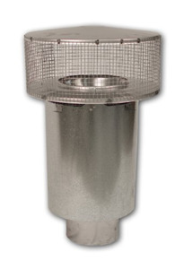 Superior Comfort Flame RLTT-8DM Fireplace Wood Burning Round Top Termination with Slip Sections and Louvered Screen Superior Comfort Flame RLTT-8DM Fireplace Wood Burning Round Top Termination with Slip Sections and Louvered Screen