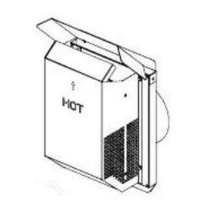 Superior Fireplaces Flex Sq. Termination w/48 Compressed Flex Vent for 4.5 Rigid Chimney