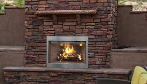 Superior WRE3036WS 36" Outdoor Wood Burning Fireplace, White Stacked Refractory Panels Superior WRE3036WS 36" Outdoor Wood Burning Fireplace, White Stacked Refractory Panels
