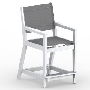Berlin Gardens Mayhew Sling Counter Arm Chair - MHSCC2241 Berlin Gardens Mayhew Sling Counter Arm Chair - MHSCC2241